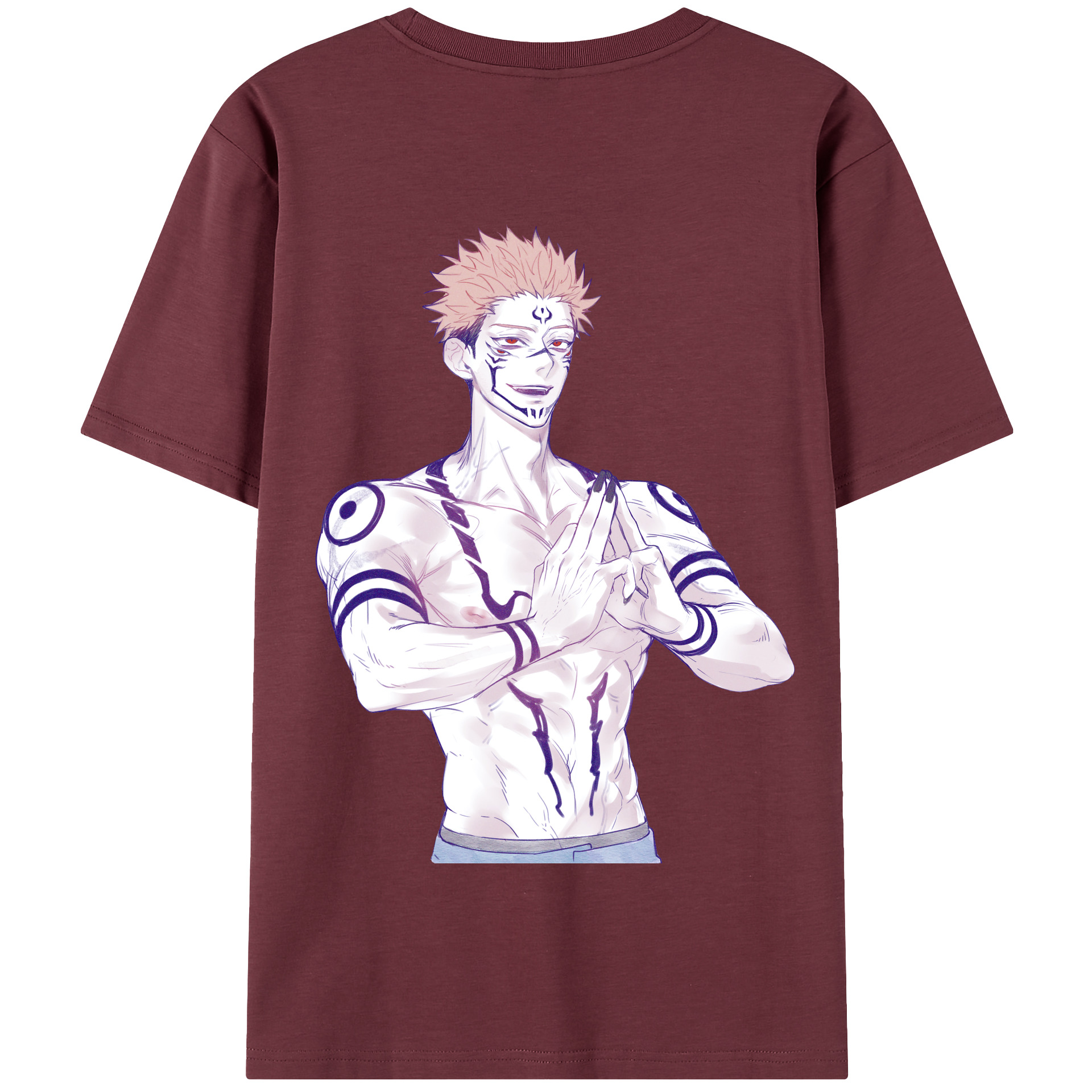 （画像用） 呪術廻戦 Jujutsu Kaisen 綿100％半袖Tシャツ（背面プリント）